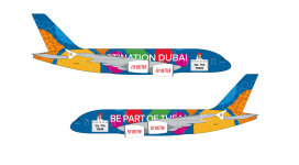 Herpa 613842 - 1:250 - Emirates Airbus A380 Destination Dubai